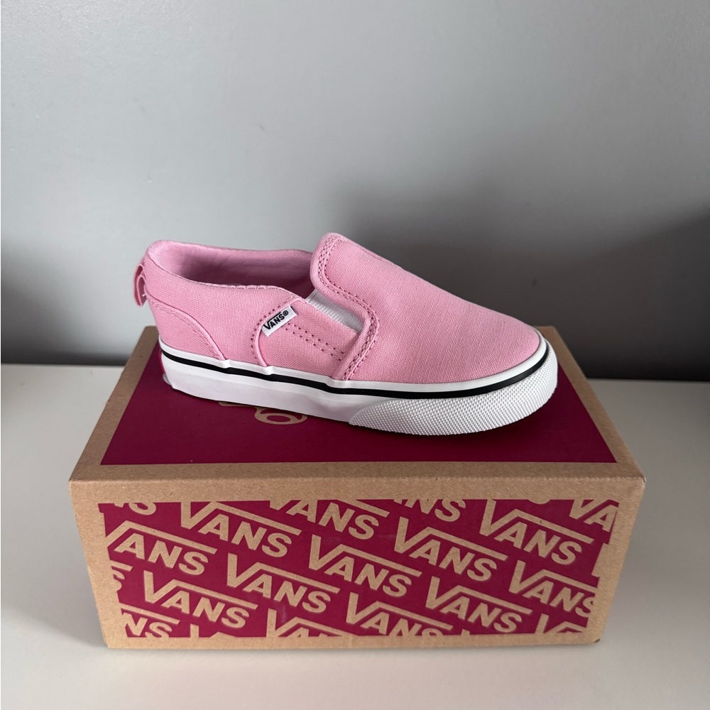 Vans Classic Pink Slip-On Sneakers